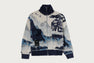 BAPE BLACK JAPAN LANDSCAPE ZIPPED CARDIGAN