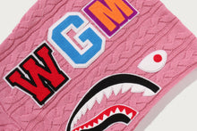 CABLE KNIT SHARK RELAXED FIT FULL ZIP HOODIE