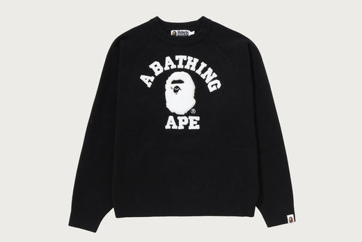 COLLEGE FUR LOGO SWEATER