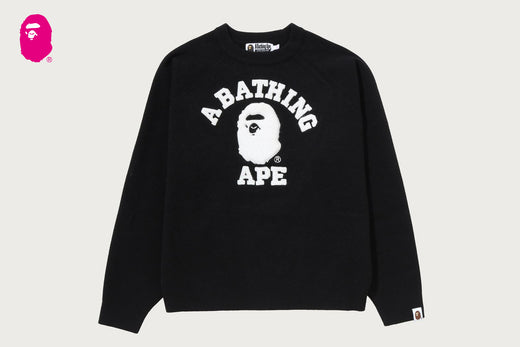 COLLEGE FUR LOGO SWEATER