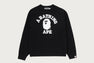 COLLEGE FUR LOGO SWEATER