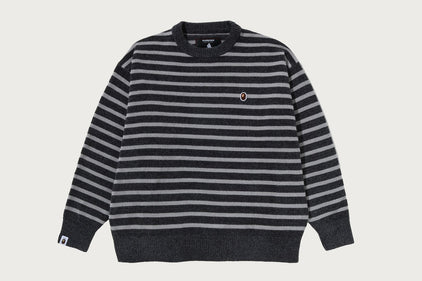 【BAPE BY KAZUKI KURAISHI】 STRIPE KNIT SWEATER