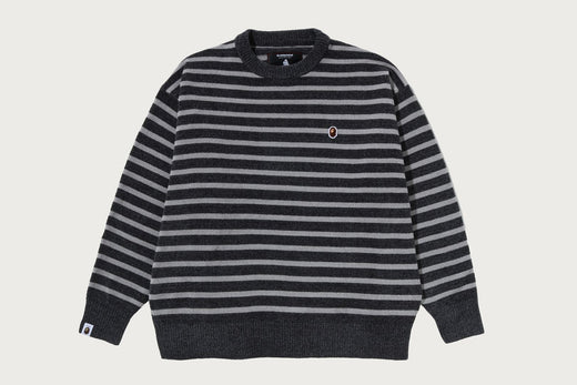 【BAPE BY KAZUKI KURAISHI】 STRIPE KNIT SWEATER
