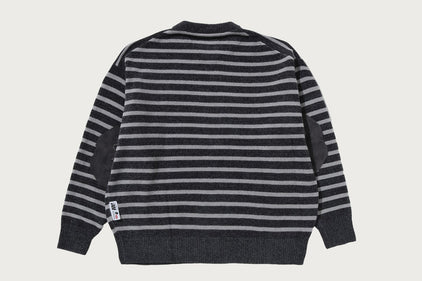【BAPE BY KAZUKI KURAISHI】 STRIPE KNIT SWEATER