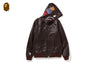 LEATHER SHARK FULL ZIP JACKET