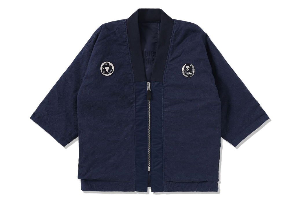 BAPE X ALPHA INDUSTRIES 】REVERSIBLE KIMONO JACKET | bape.com