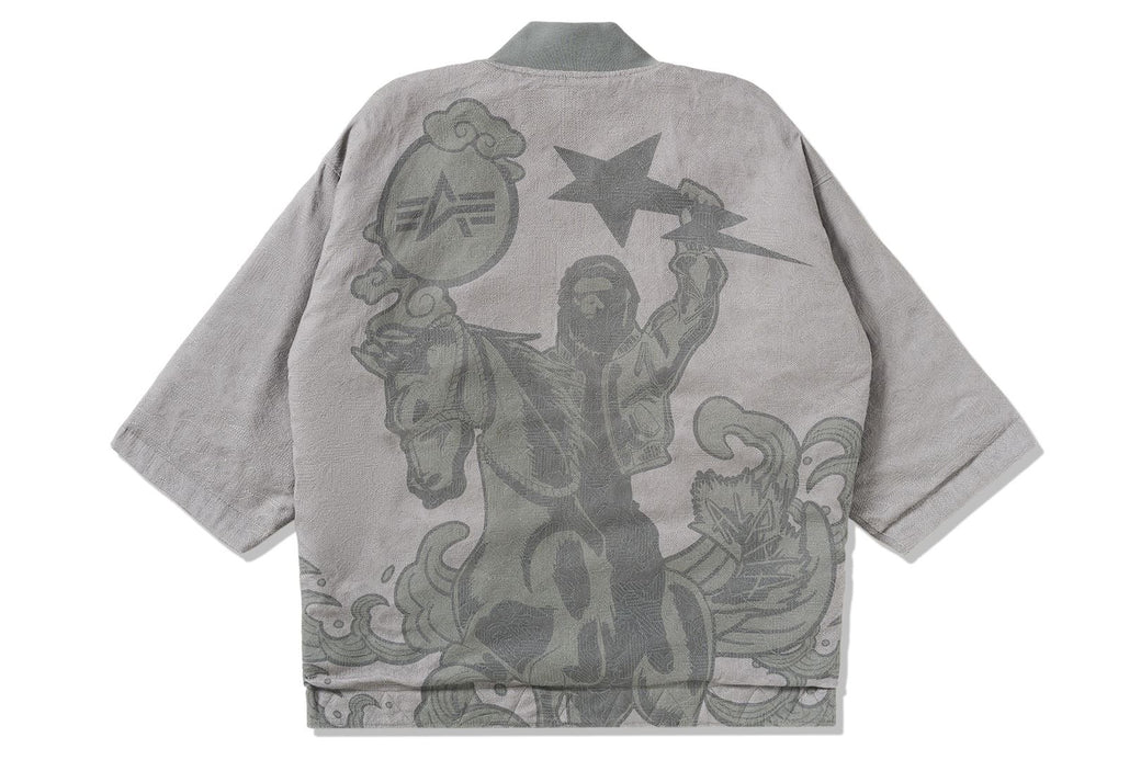 BAPE X ALPHA INDUSTRIES 】REVERSIBLE KIMONO JACKET | bape.com