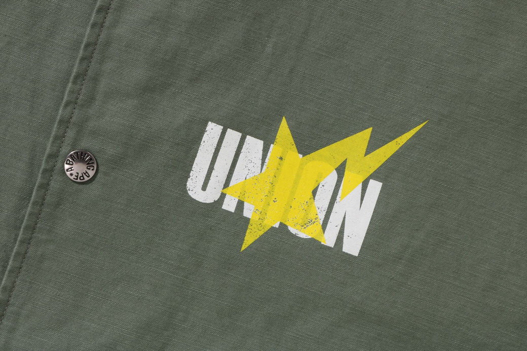 BAPE X UNION 】WASHED COACH JACKET | bape.com