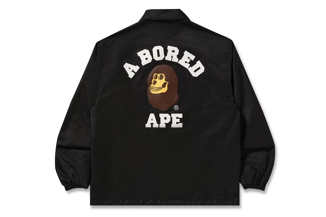 Bape coach jacket black hotsell