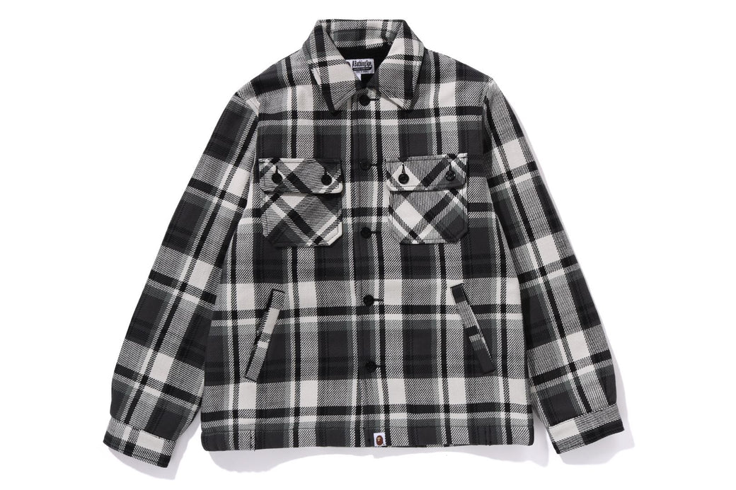 BAPE CHECK CPO JACKET