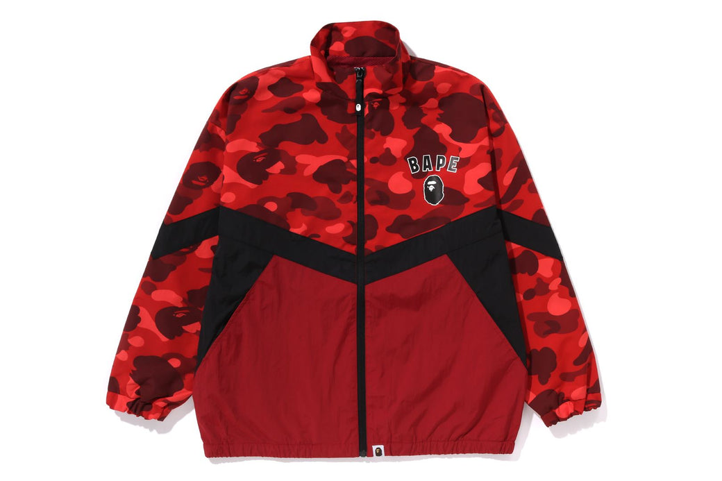 COLOR CAMO BLOCK JACKET