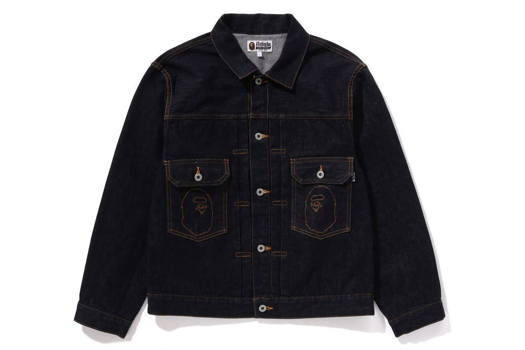 Bape jeans jacket online