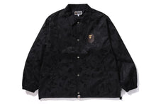 ABC CAMO POLYESTER JACQUARD COLLEGE COACH JACKET