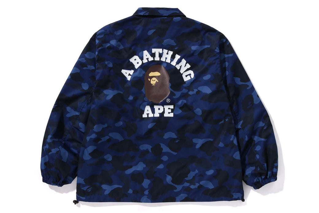 COLOR CAMO COLLEGE COACH JACKET