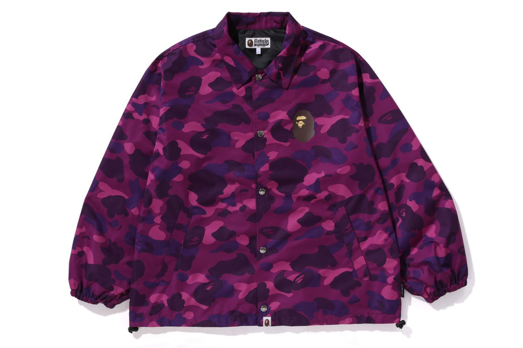BAPE color camo coach jacket purple camoウィンタースポーツ
