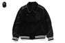 BAPE BLACK LOGO BASEBALL JACKET