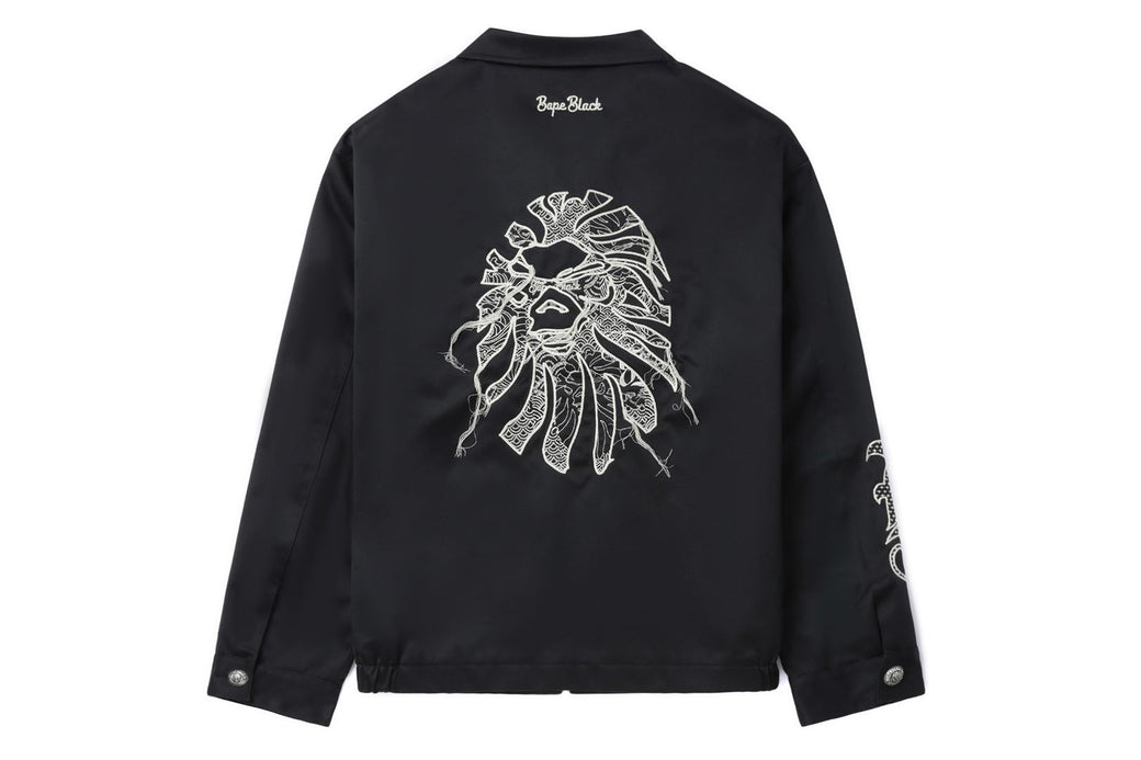 BAPE BLACK LOGO WORKER JACKET | bape.com