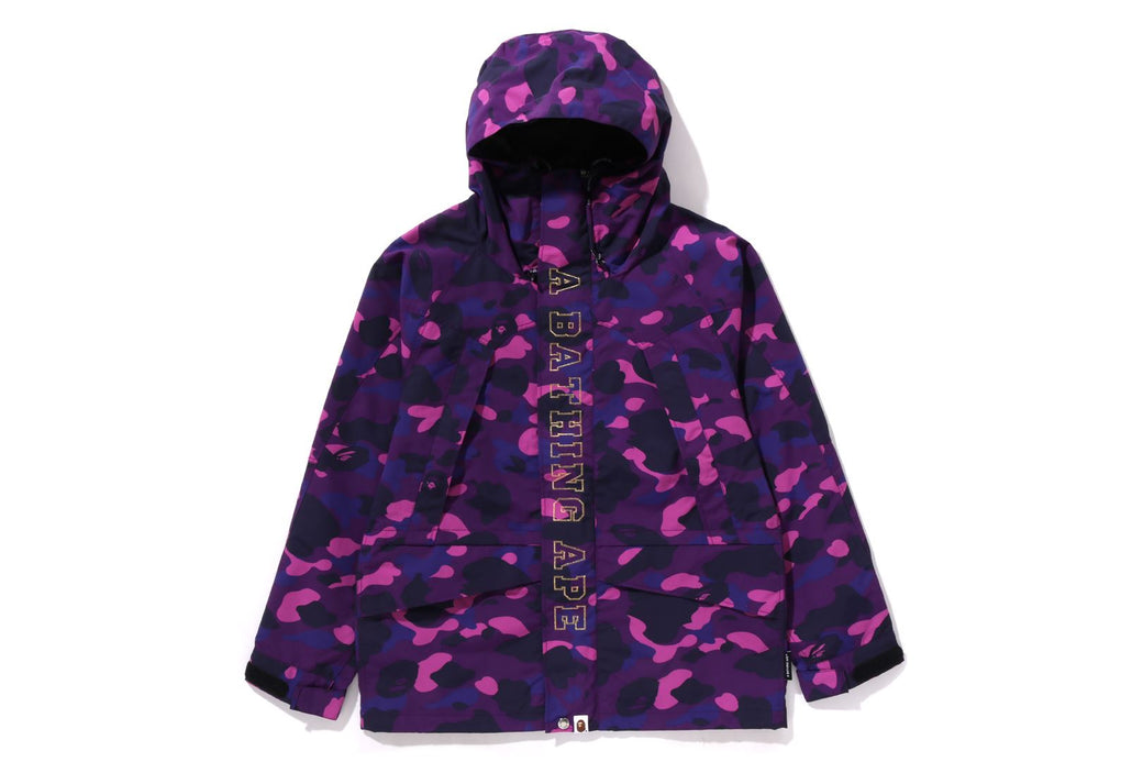 COLOR CAMO SNOWBOARD JACKET bape