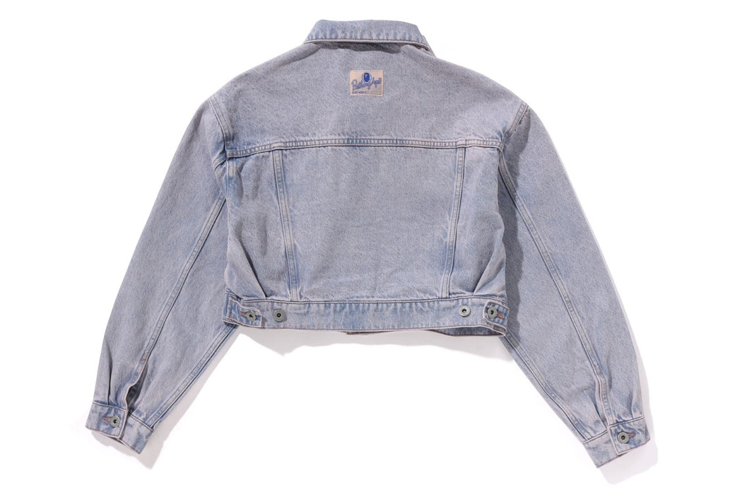 OVERDYE CROPPED DENIM JACKET