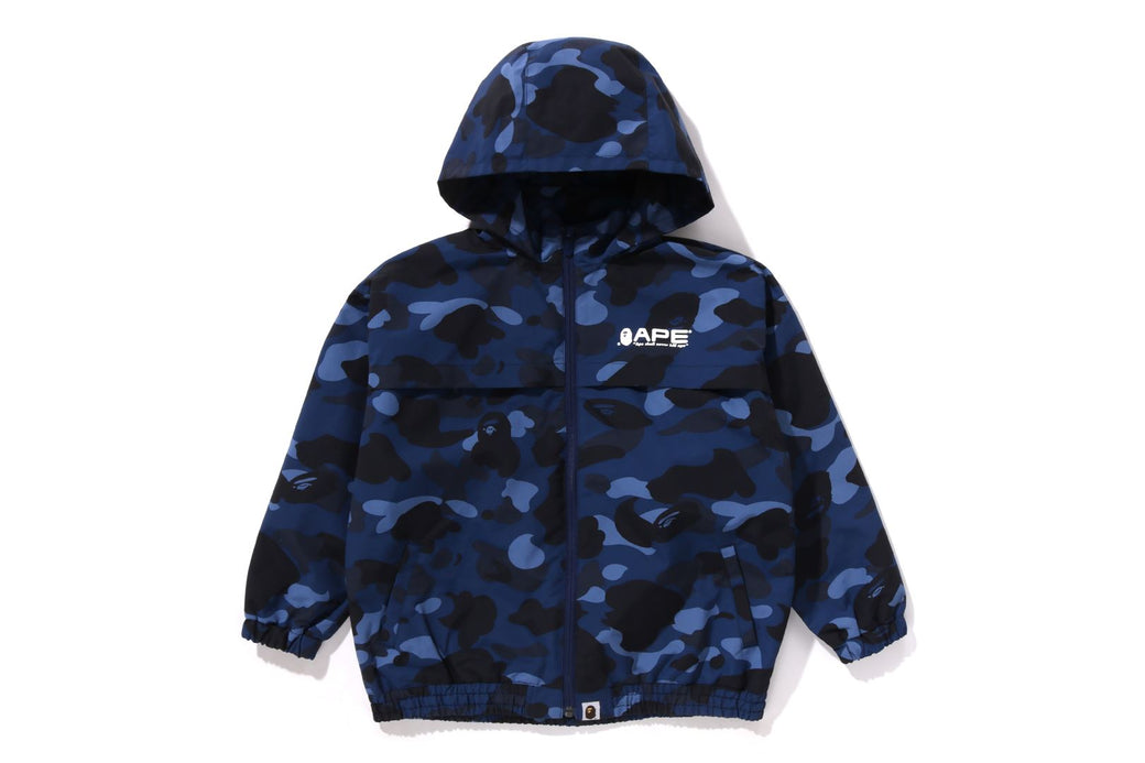 Bape blue camo hoodie size shops large