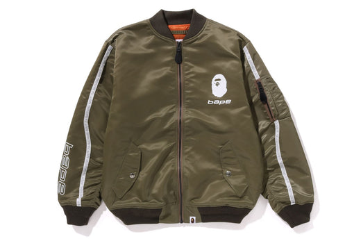 A BATHING APE LINE BOMBER JACKET