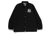 BAPE FLYER PATTERN REVERSIBLE COACH JACKET