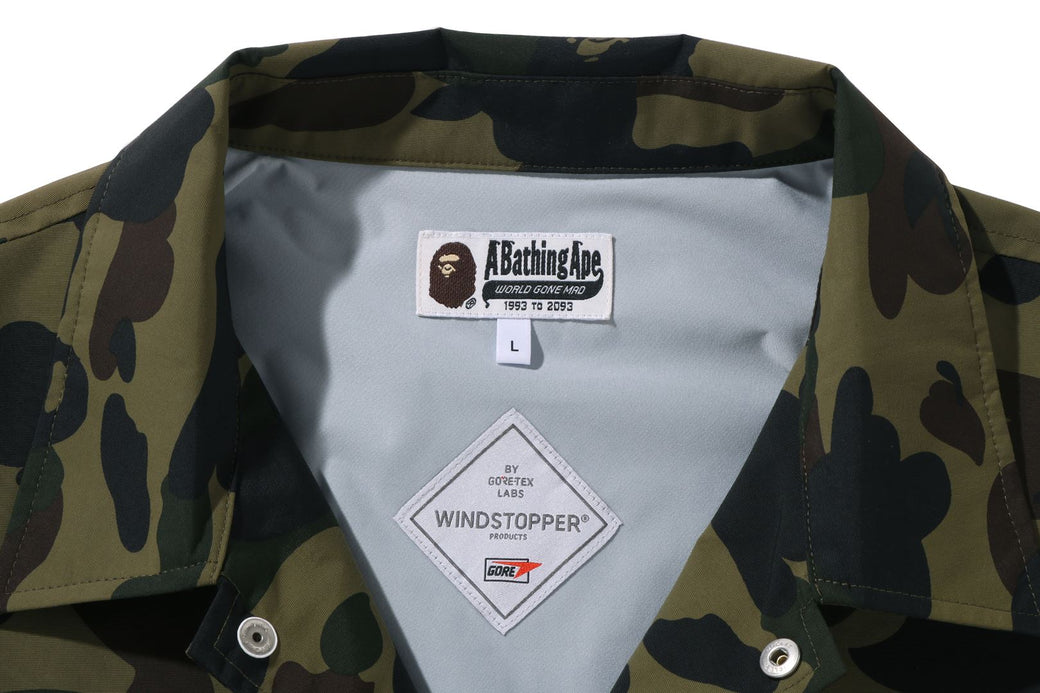 GORE TEX WIND STOPPER 1ST CAMO RELAXED COACH JACKET