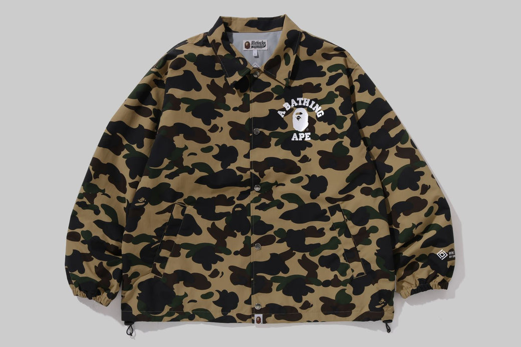 超格安価格 1ST STOPPER WIND GORE-TEX CAMO bape.com | JACKET COACH RELAXED ジャケット・アウター