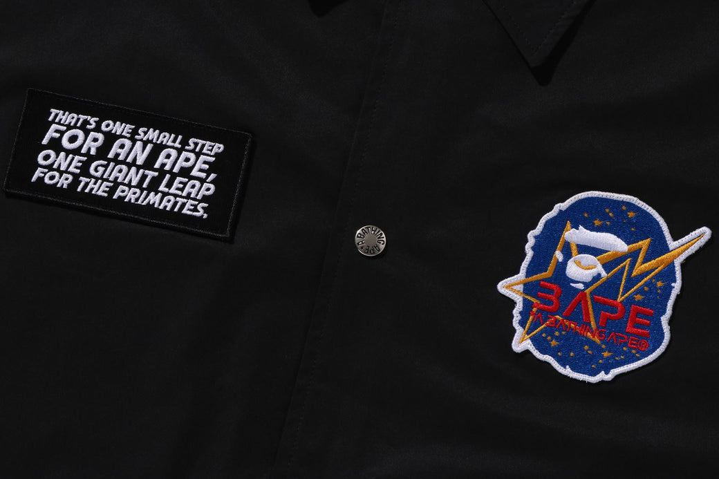 SPACE APE RELAXED FIT COACH JACKET bape