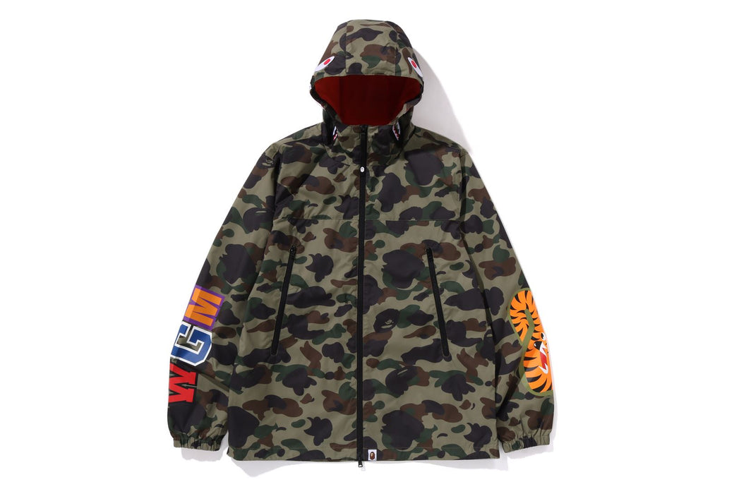 1ST CAMO SHARK HOODIE JACKET | bape.com