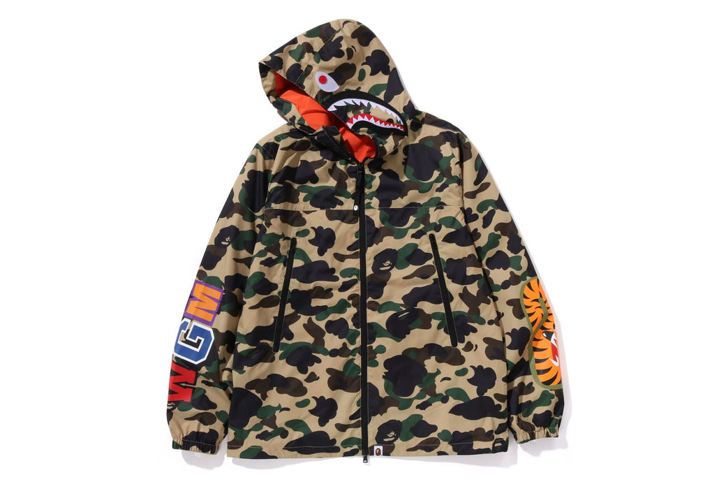 1ST CAMO SHARK HOODIE JACKET bape