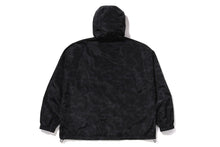 SOLID COLOR NYLON HOODED JACKET