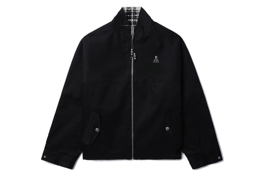 BAPE BLACK REVERSIBLE HARRINGTON JACKET