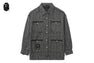 BAPE BLACK CHECKER SHIRT JACKET