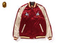 JAPANESE CRANE EMBROIDERY REVERSIBLE SOUVENIR JACKET