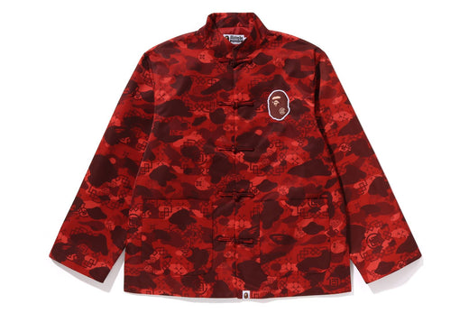 【 BAPE X CLOT 】CAMO APE HEAD CHINA JACKET