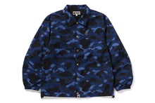 COLOR CAMO ONE POINT COACH JACKET