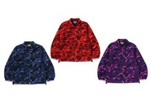 COLOR CAMO ONE POINT COACH JACKET