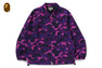 COLOR CAMO ONE POINT COACH JACKET