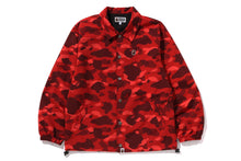 COLOR CAMO ONE POINT COACH JACKET