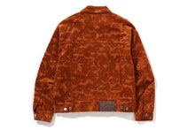 SOLID CAMO CORDUROY TRUCKER JACKET