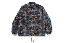 FLORAL CAMO BATHING APE LOGO NYLON COACH JACKET