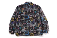 FLORAL CAMO BATHING APE LOGO NYLON COACH JACKET