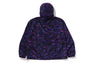 MARBLING CAMO BATHING APE LOGO NYLON HOODED JACKET