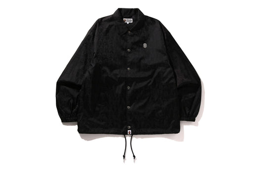 LUX SPORT PATTERN JACQUARD NYLON COACH JACKET