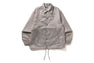 LUX SPORT PATTERN JACQUARD NYLON COACH JACKET