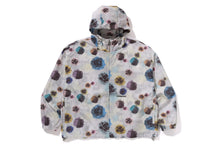 FLORAL CAMO NYLON HOODED JACKET