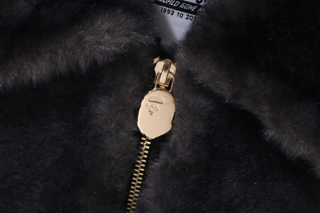 CAMO FLUFFY JACKET | bape.com 