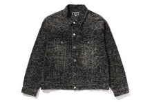 LINE CAMO JACQUARD 13OZ DENIM JACKET