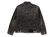 LINE CAMO JACQUARD 13OZ DENIM JACKET